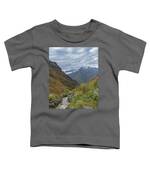 Trail Through Majestic Mountain Landscape To Dead Woman's Pass Toddler T-Shirt