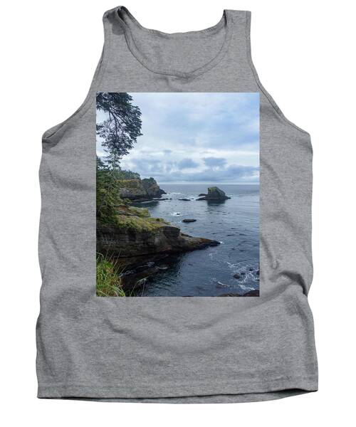 Rugged Coastal Landscape with Cliffs Tank Top