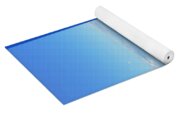 Mountain View with Wildflowers Yoga Mat