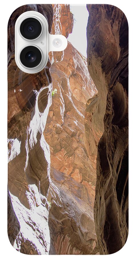 Sunlit Canyon Walls In The Narrows iPhone Case