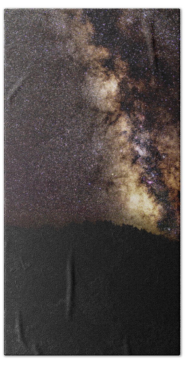 Night Sky Brimming With Stars Bath Towel