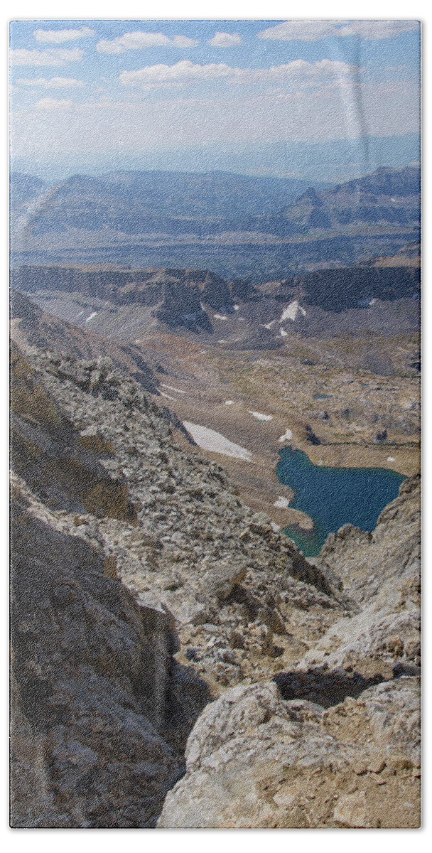 Breathtaking Middle Teton Mountain View Hand Towel