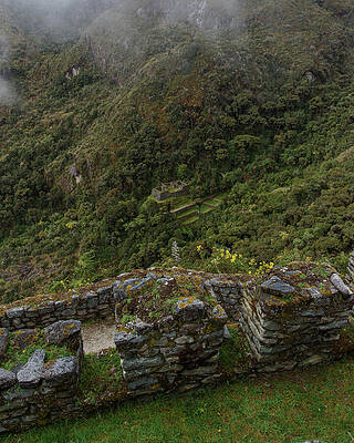 Misty Mountain Ruins Wall Art