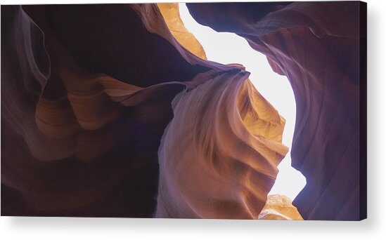 Antelope Canyon Curves And Light Play Acrylic Print