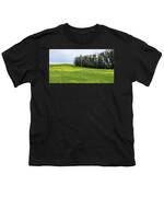 Rolling Hills With Blooming Wildflowers Youth T-Shirt