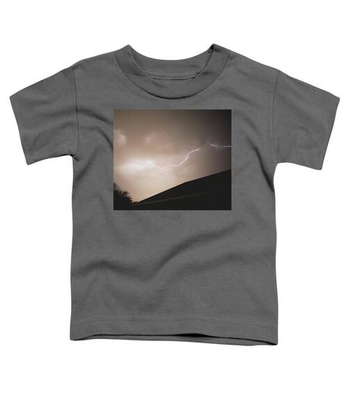 Lightning Illuminates Night Sky Toddler T-Shirt