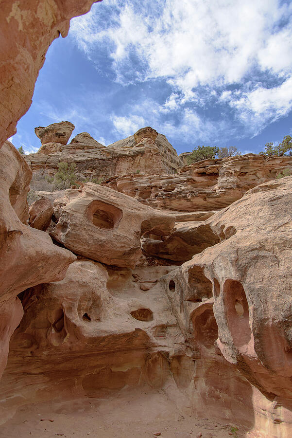 Majestic Rock Formations in Capitol Reef National Park Photograph by Brandon Wichmann