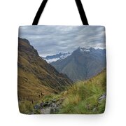 Trail Through Majestic Mountain Landscape To Dead Woman's Pass Tote Bag