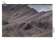 Majestic Andean Mountainscape With Colorful Striations Zip Pouch