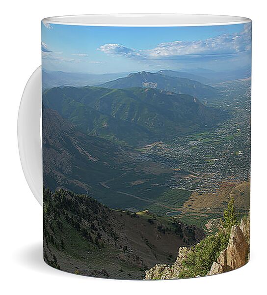 Expansive View From Ben Lomond Summit Coffee Mug