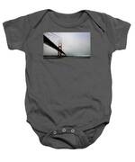Golden Gate Bridge Disappears Into Misty Fog Baby One-Piece