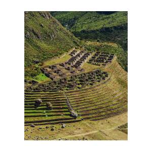 Ancient Terraces and Ruins in Andes Mountains by Brandon Wichmann Ancient Terraces and Ruins in Andes Mountains by Brandon Wichmann