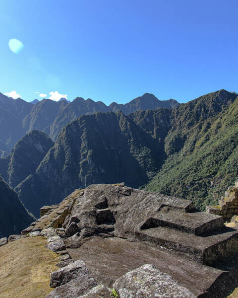Majestic Mountain Views At Machu Picchu Art Print