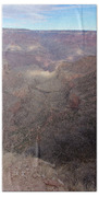 Majestic Grand Canyon Overlook Under Azure Sky Beach Towel