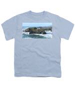 Majestic Coastal Rock Formations Youth T-Shirt