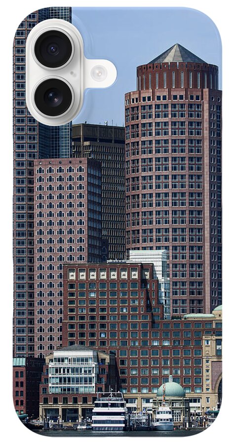 Boston Skyline by the Water iPhone Case