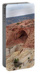 Natural Arch In Desert Landscape Portable Battery Charger
