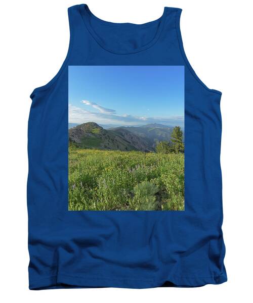 Mountain View with Wildflowers Tank Top