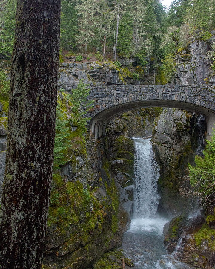 A Stone Arch Above the Waterfall