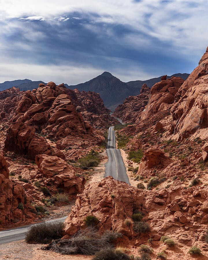 A Narrow Road Through the Red Rocks