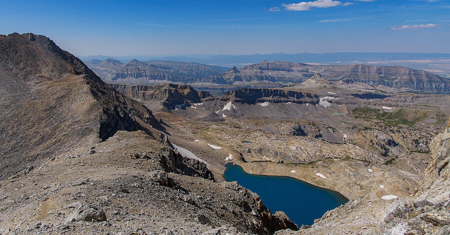 Open Ridges Beyond the Alpine Lake