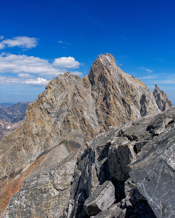 A Jagged Peak Beyond the Summit Rocks