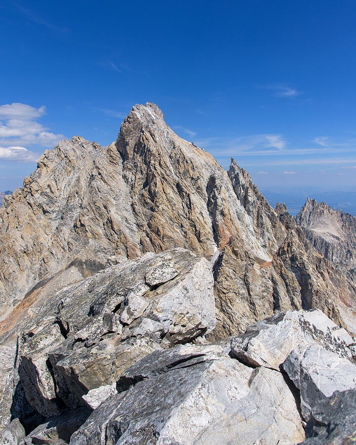 Light on the Narrow Mountain Crest