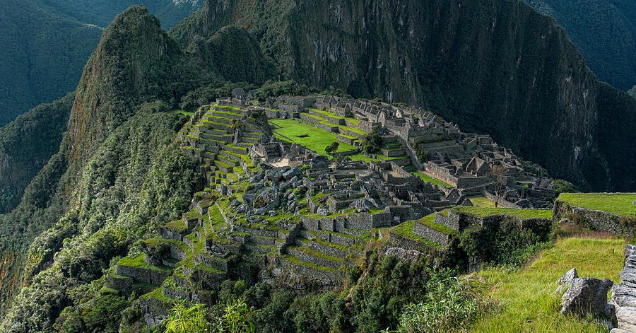 A Wide View Across the Mountain Terraces