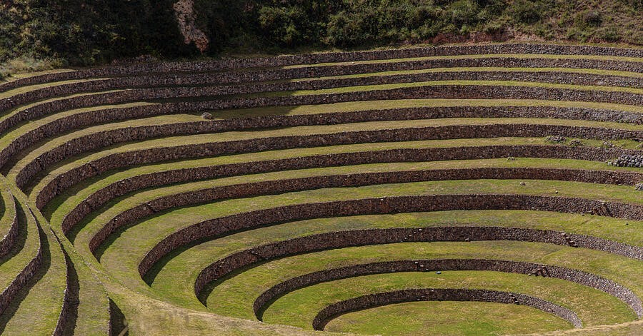Green Arcs and Dark Stone