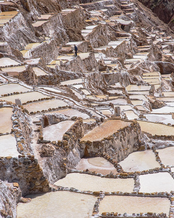 White Salt Ponds in Stepped Layers