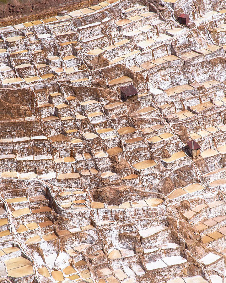 White Salt Edges and Warm Water