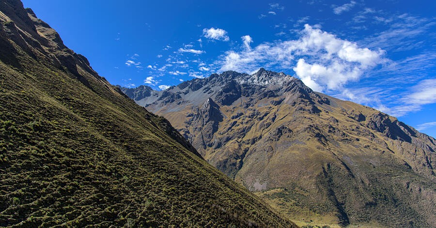 A Deep Valley Between Rugged Ridges