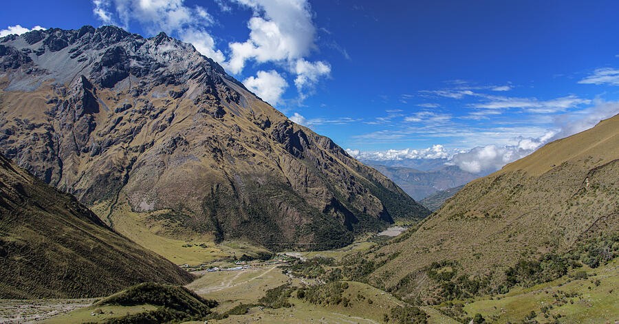A Small Settlement in the Mountain Valley