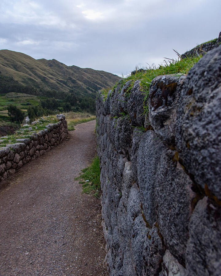 A Narrow Passage Beside the Stone Wall