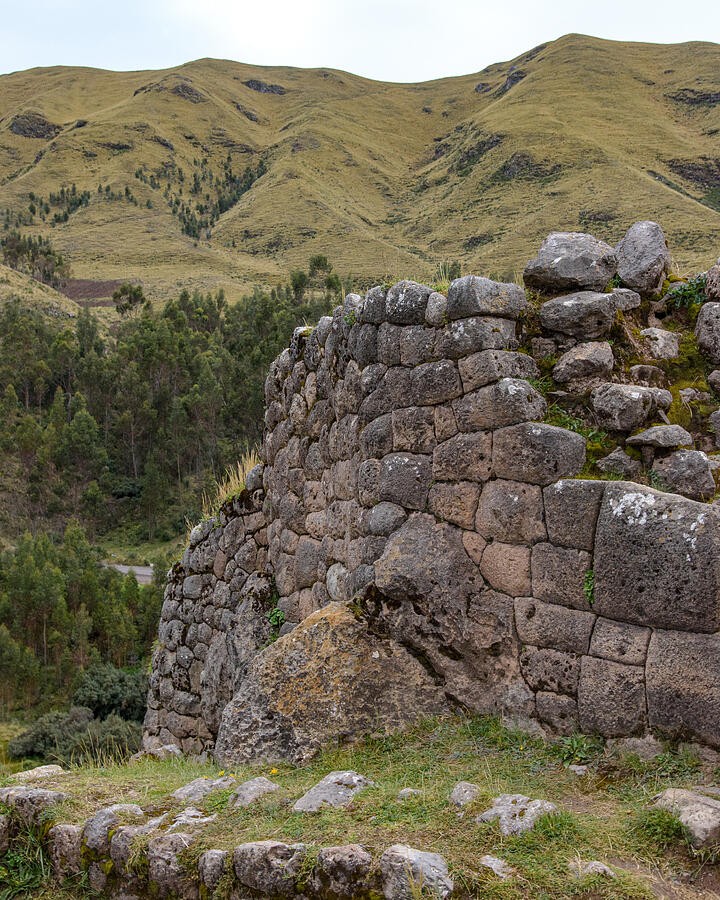 The Rounded Wall Beneath Golden Hills
