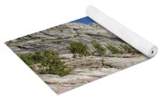 Majestic Mountain Peaks Under Blue Sky Yoga Mat