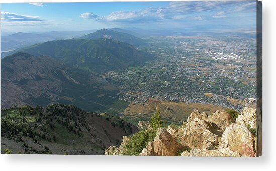 Expansive View From Ben Lomond Summit Acrylic Print