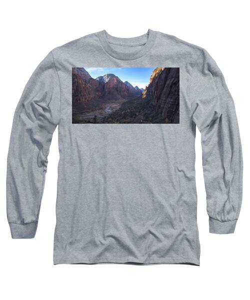 Breathtaking Valley Vista In Zion National Park Long Sleeve T-Shirt