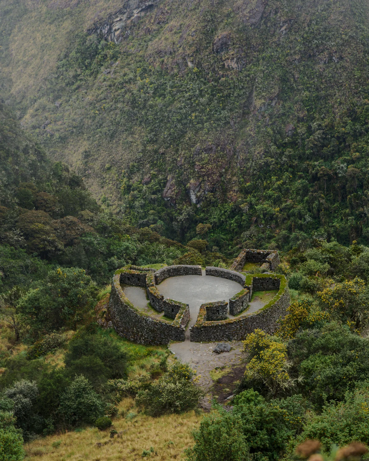 Runkurakay — A circle on the mountainside