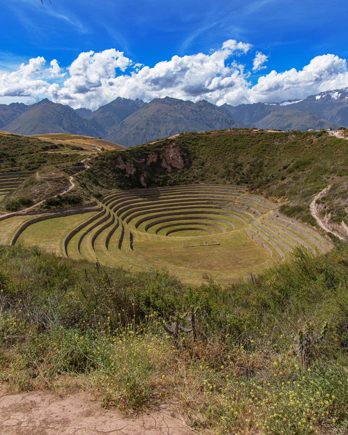 Moray — concentric terraces in the highland landscape