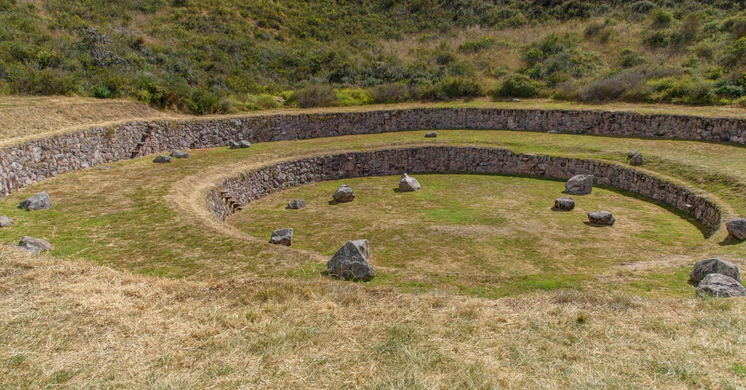 Moray — concentric terraces in the highland landscape