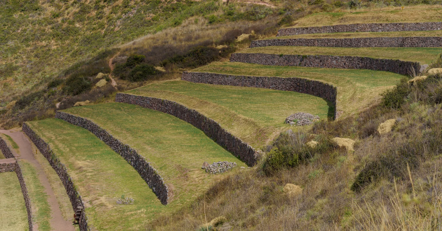 Moray — concentric terraces in the highland landscape
