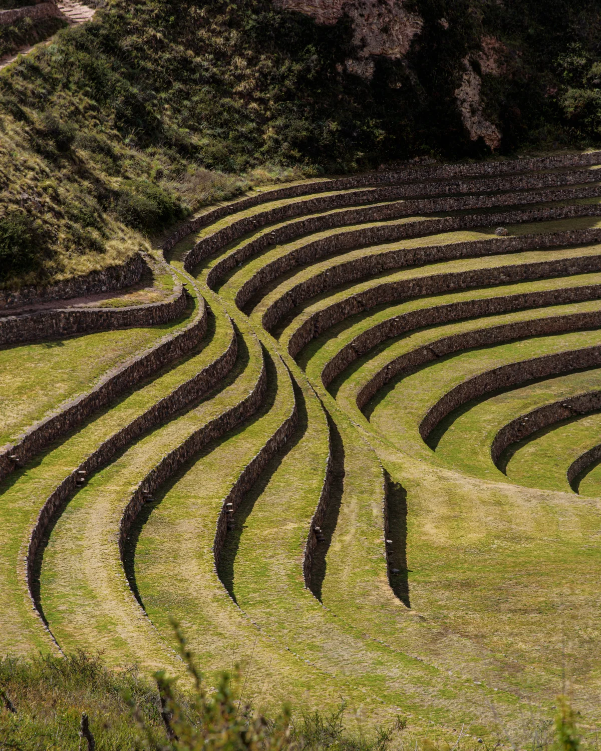 Moray — concentric terraces in the highland landscape