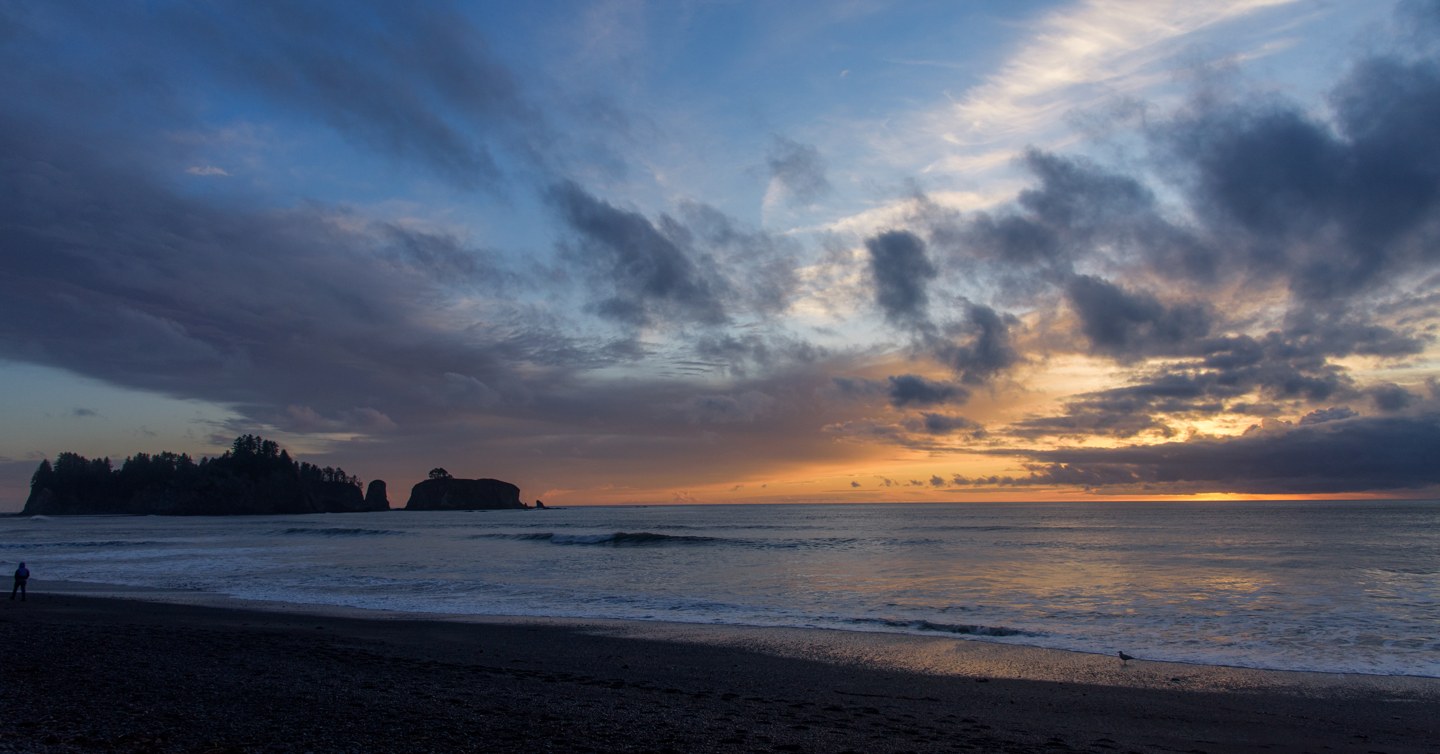 Evening on the beach